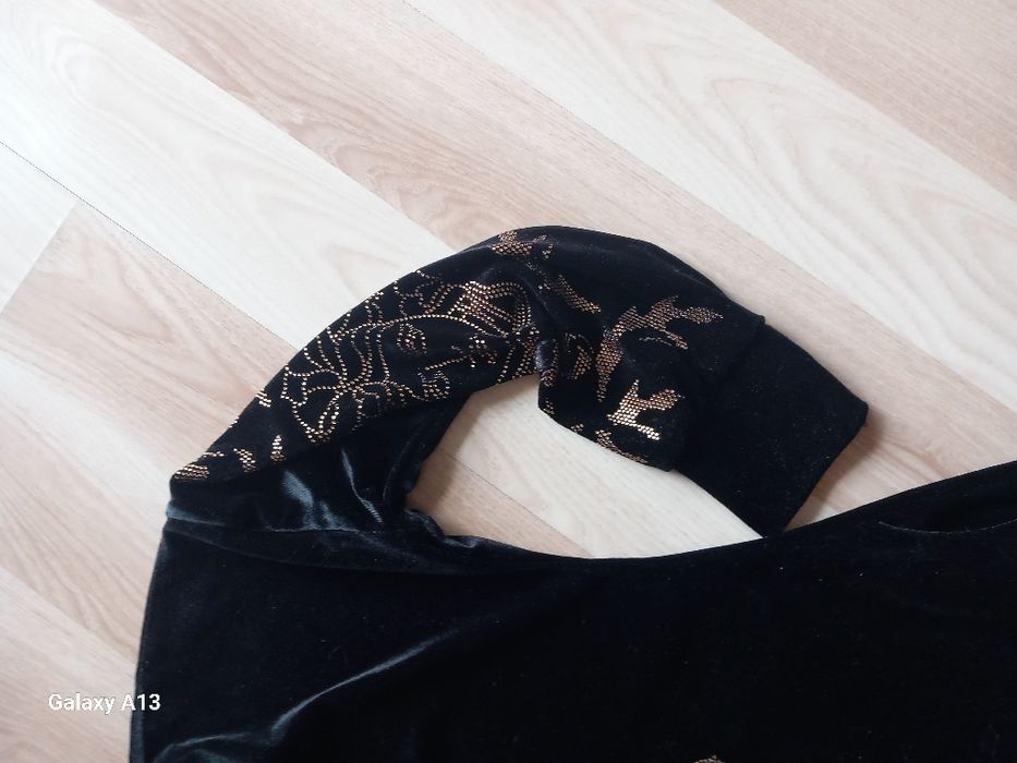 Versace meduza sukienka welurkowa s/m