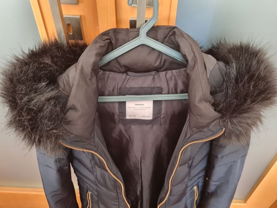 Parka azul Zara mulher M