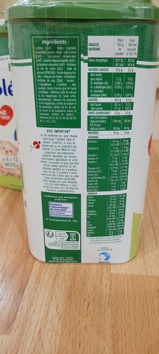 Дитяча молочна суміш Blédina Blédilait 2