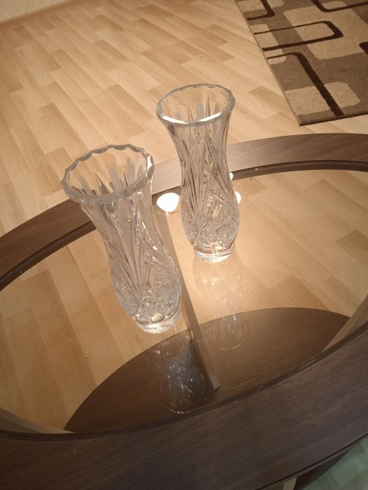 Кришталева ваза 2шт