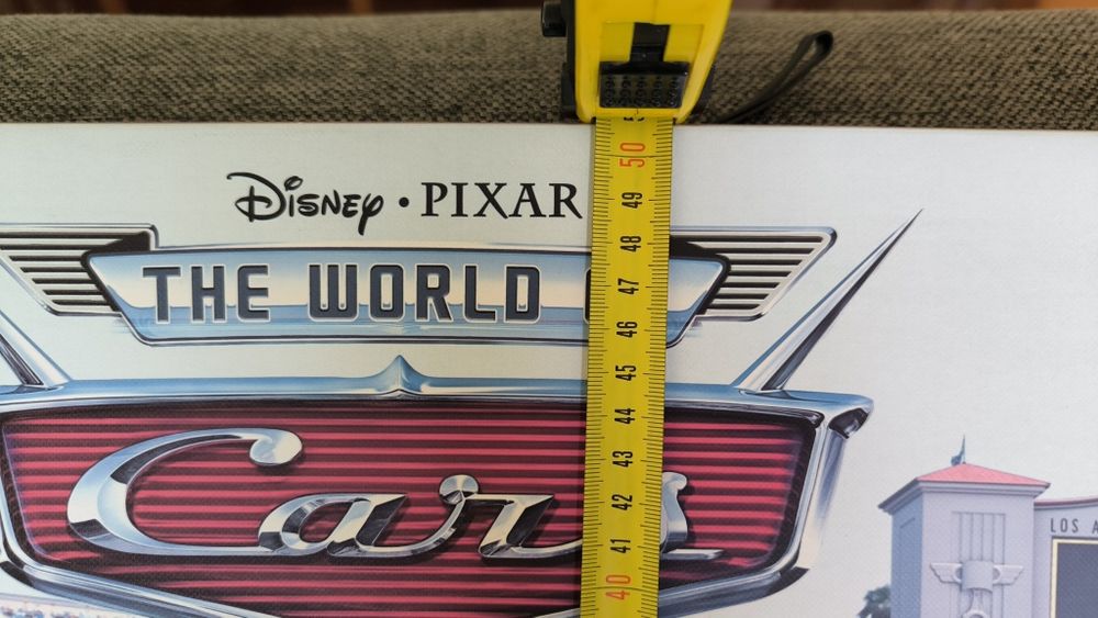 Quadro para quarto de criança, Faísca  McQueen  - Cars Disney