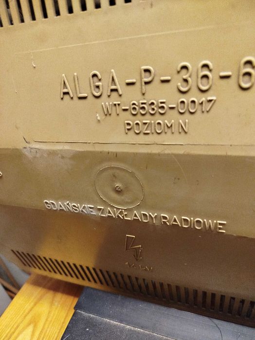 Telewizor Alga p36 PRL GZRadiowe