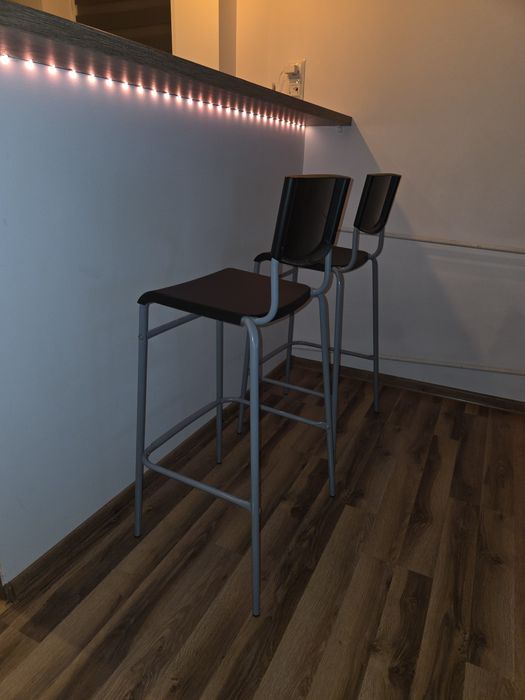 2x Hoker / Krzesło barowe 100 cm