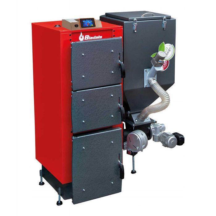 Piec, kocioł C.O. Ekopel 30 kW DUO na PELLET + ekogroszek 5 KLASA
