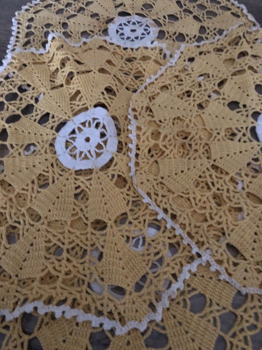 Panos de  cozinha em renda e tecido