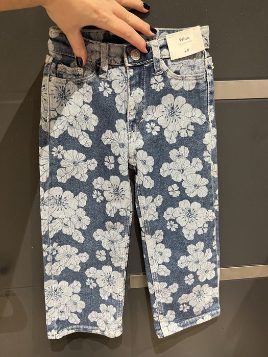 Джинсы на девочку H&M р-р 98, 116
