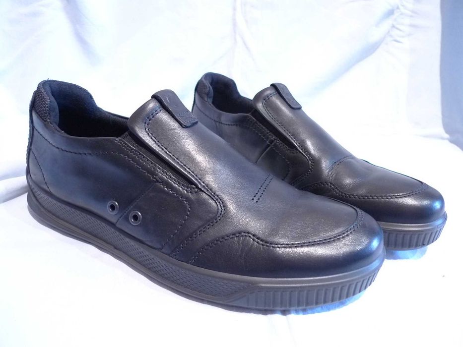 ECCO r.44/29cm Buty skórzane wsuwane półbuty mokasyny