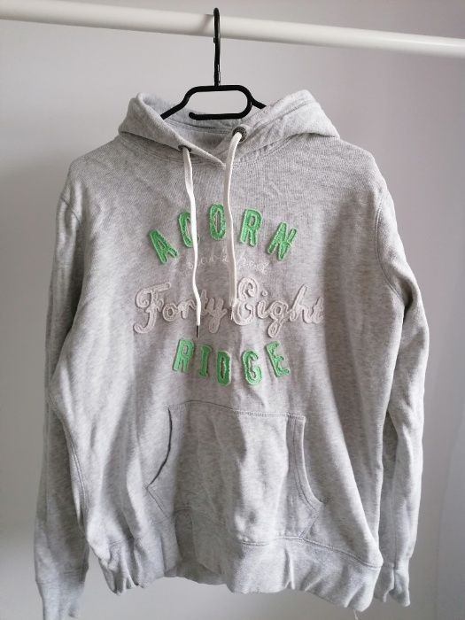 Bluza szara z kapturem S
