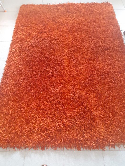 Tapete cor de laranja