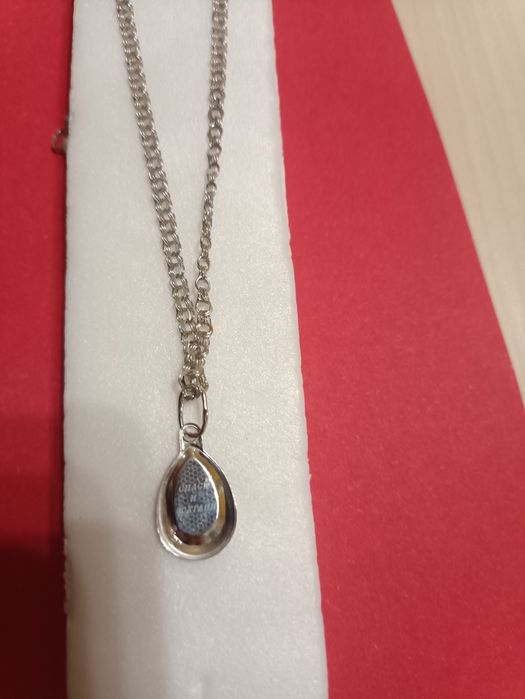 Срібний ланцюжок з Ладонкою