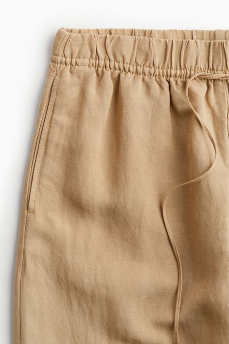 Лляні штани H&M льон брюки