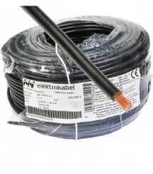 Przewód linka kabel LGY 6mm2 czarny 100m