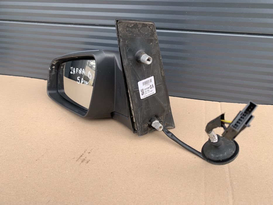 Opel Zafira B lewe lusterko 5 PIN szare EUROPA