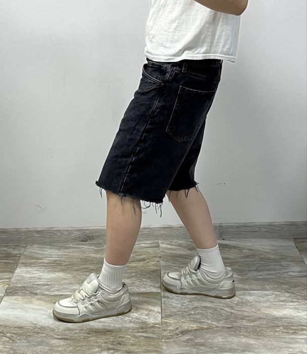 Широкі шорти джинсові чорні Loose Baggy fit широкие шорты BDG sk8