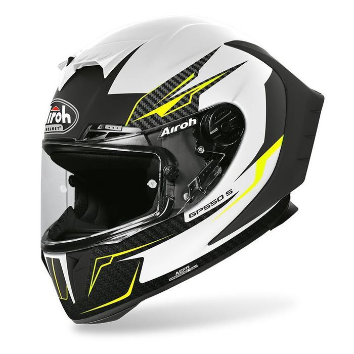 capacete airoh gp550s venon branco matt