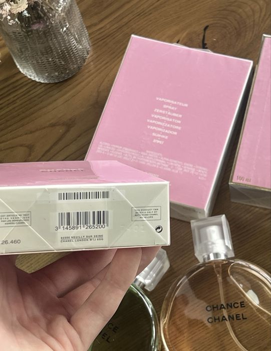 Духи жіночі Chanel Chance Eau Fraiche, Tendre, Vive.Шанель Шанс 100 мл