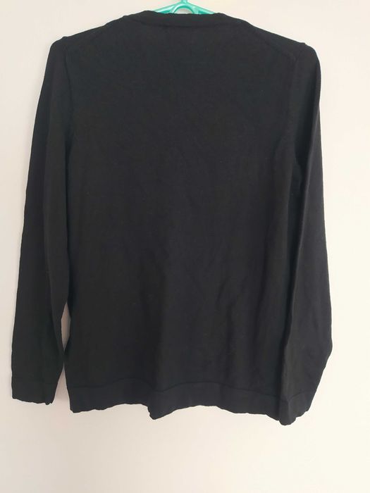 Sweter Gant fine merino wool wełniany r. S