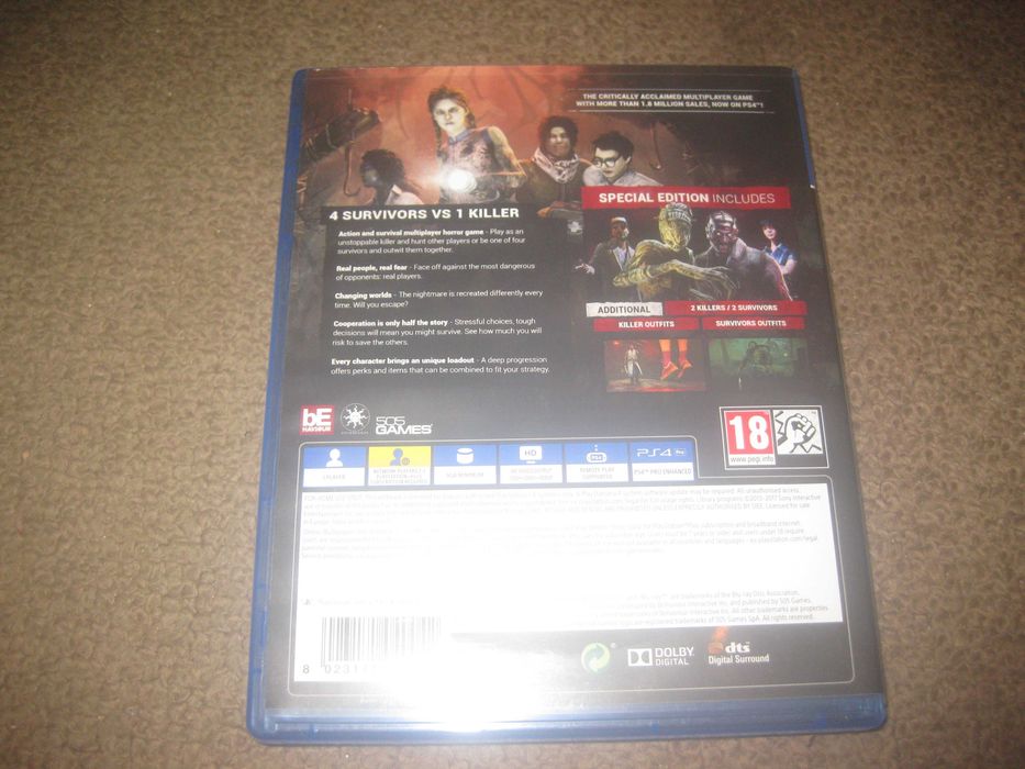 Jogo "Dead By Daylight" para a Playstation 4/Impecável!