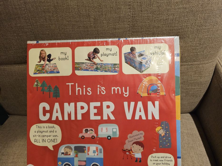 This is my camper van - book, playmat, vehicle książka dla dzieci