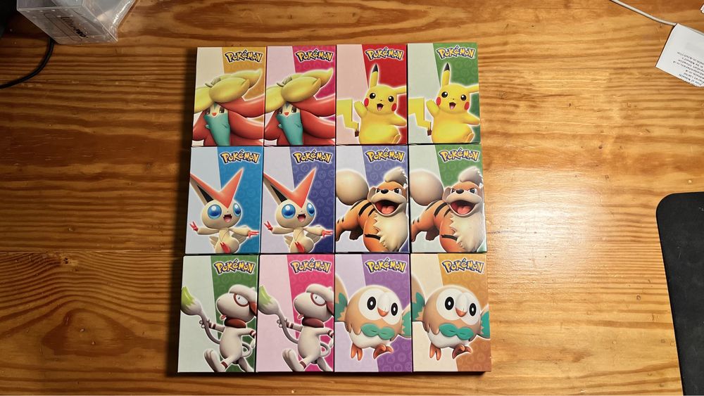 Pokemon Mcdonalds Caixas Coleçao Completa