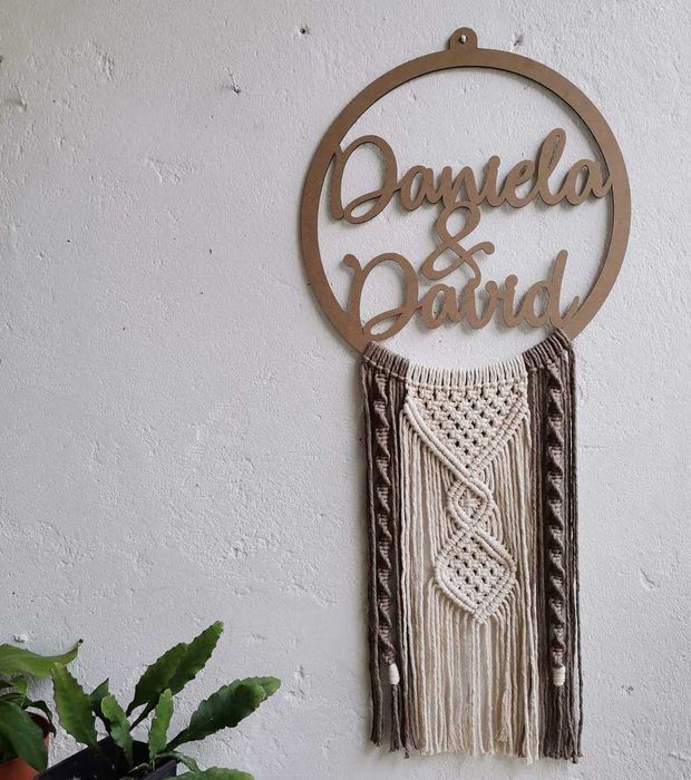 Caça Sonhos em Macramé