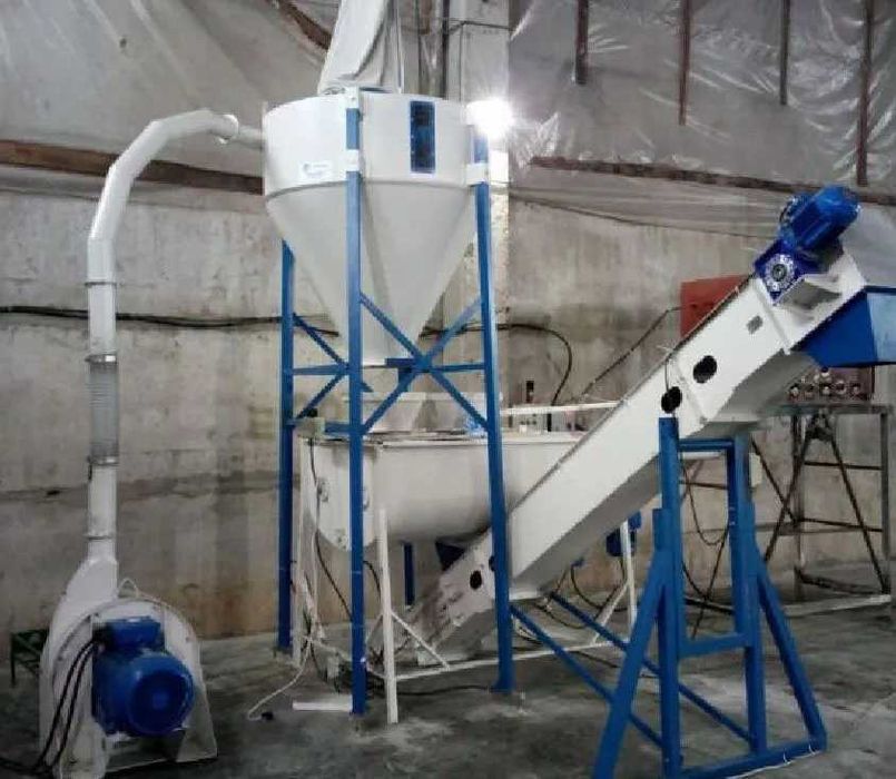 Смеситель шнековый, кормозмішувач, змішувач, фасовочні лінії