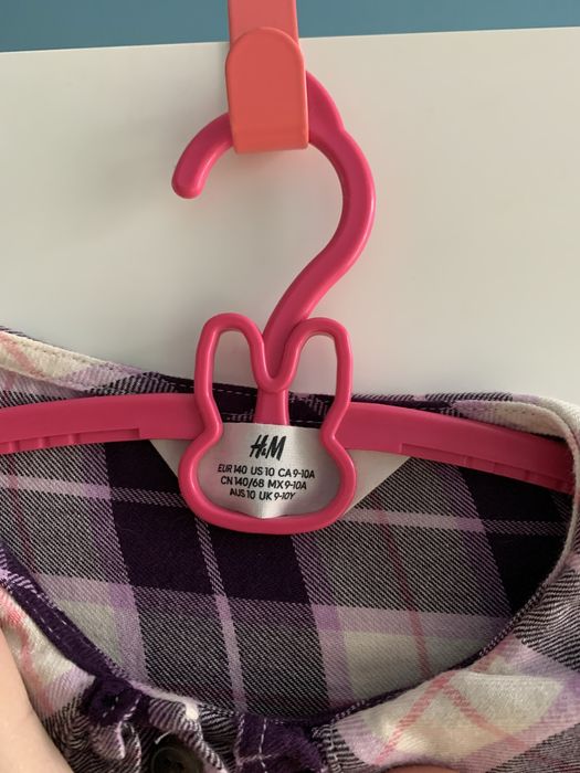 Bluzka elegancka z kołnierzykiem H&M r.140