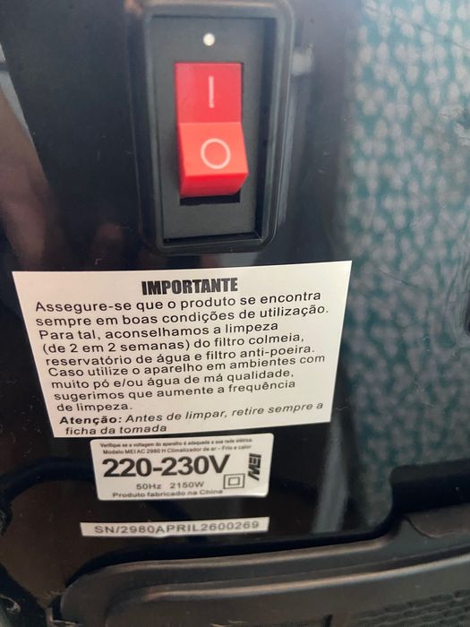 Ar comdicionado, climatizador