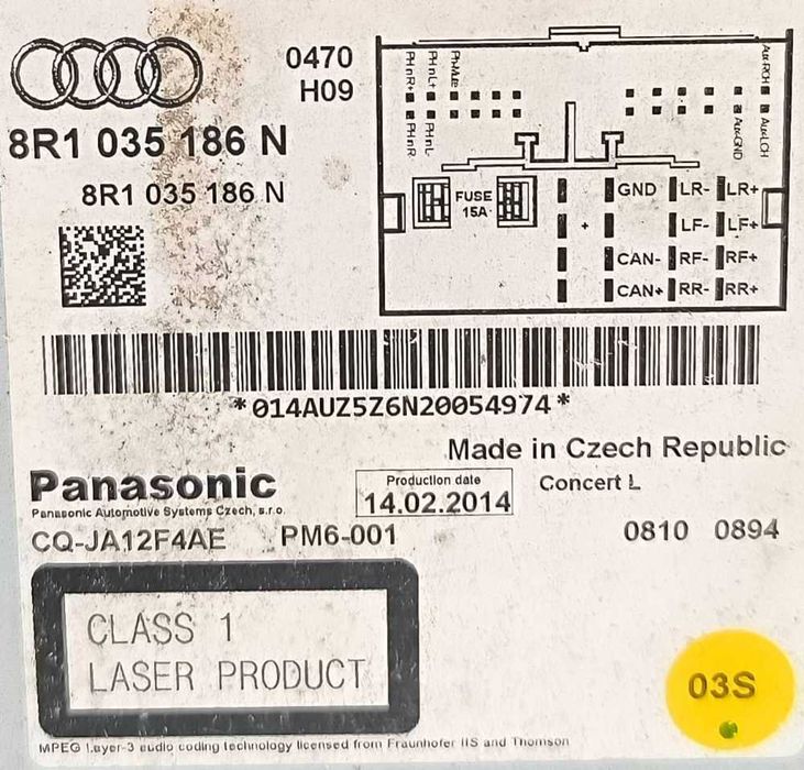 Conjunto 8R0035223H - AUDI Q5