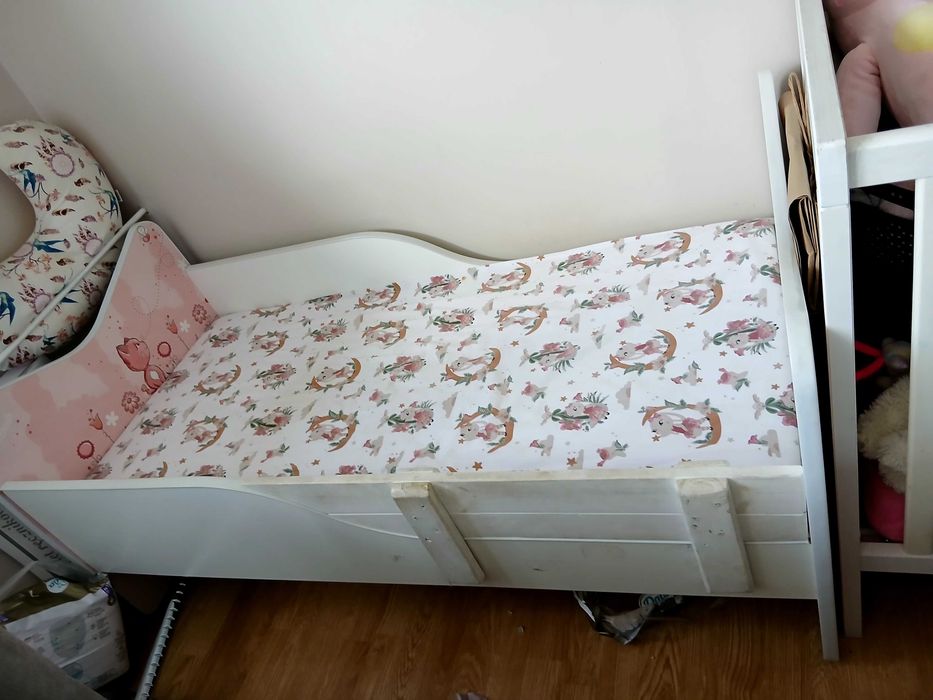 Łóżko dzieciece z materacem 140x70