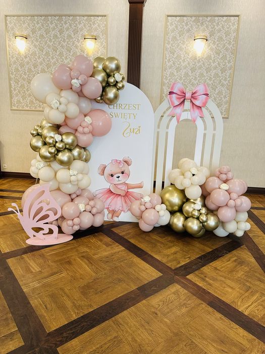 Dekoracja ścianka balony