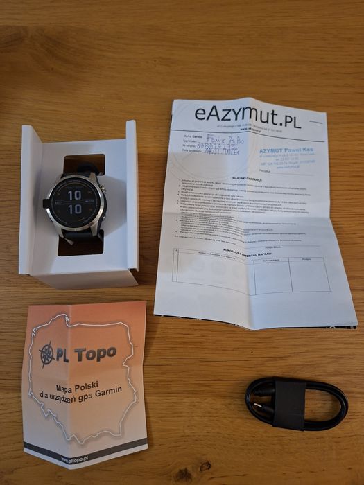 Garmin Fenix 7s PRO Solar + Mapy PL Topo