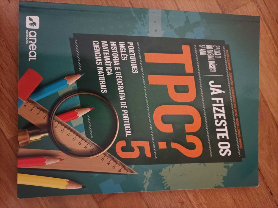 Livro "Já Fizeste os TPC?" 5º ano