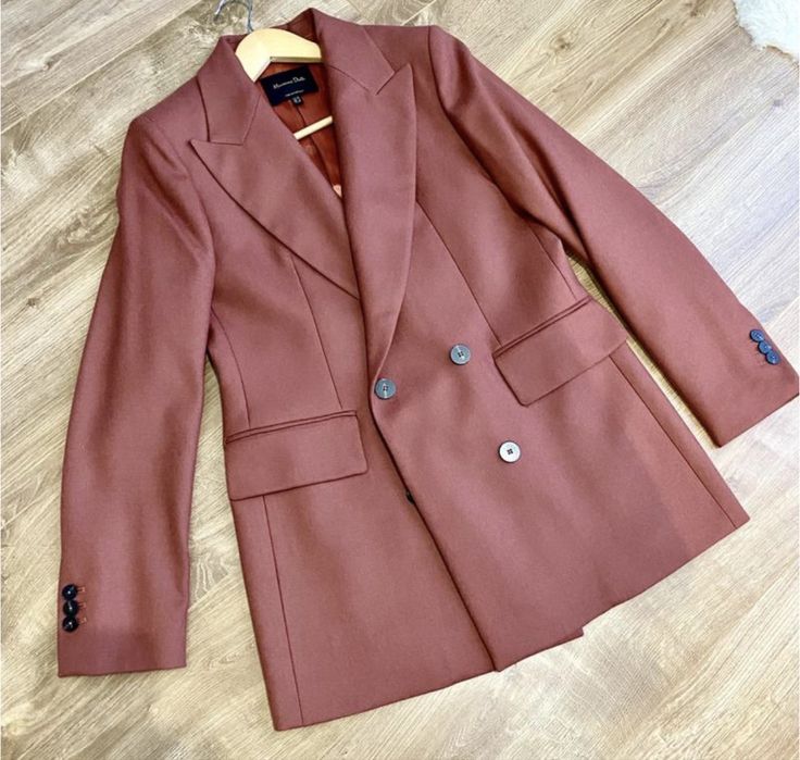 Шерстяной пиджак, жакет Massimo dutti