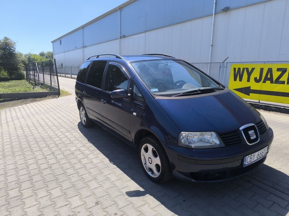 Seat Alhambra 2.0 115 KM Benzyna + LPG | 2005 | 7-osobowa | Rodzinny van