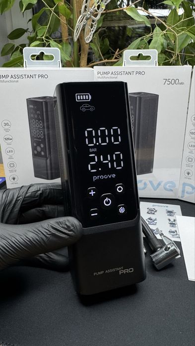 Беспроводной компресор автомобильный, насос Proove Pro 7500 mAh