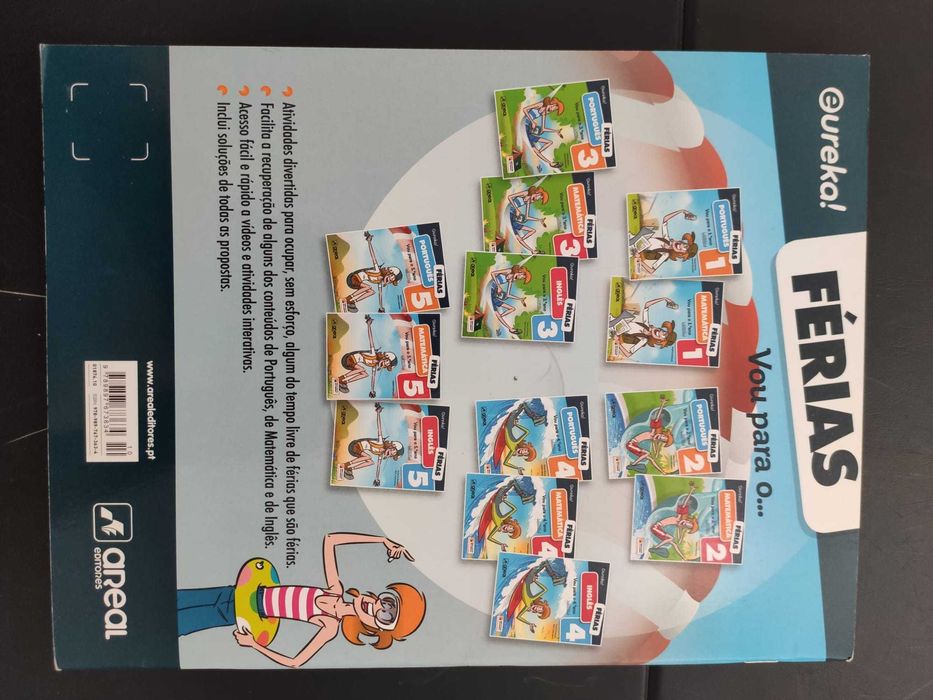 Cadernos de atividades Matemática e Português - Eureka férias