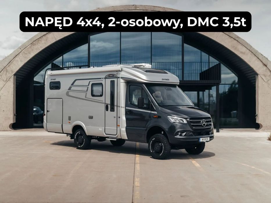 Hymer-Eriba ML-T 580 4x4 2OS 190KM DMC 3500KG  Napęd 4x4, Automat, 2-osobowy, Mercedes Sprinter
