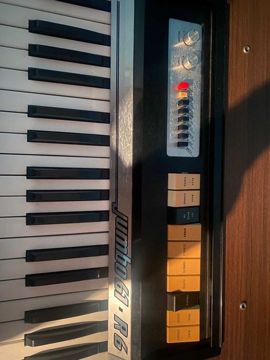 Piano/ Orgão Jumbo 61 R6 com suporte