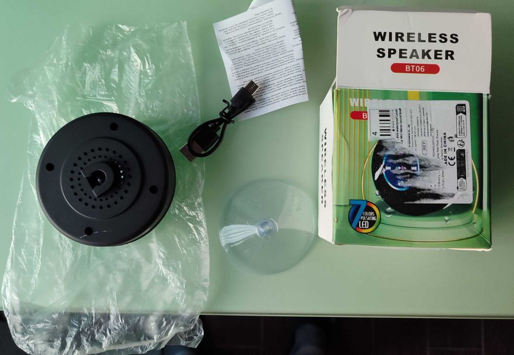 COLUNA Som Portatil Bluetooth