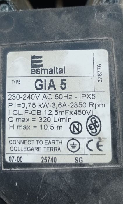 Kit completo motor de banheira de hidromassagem Esmaltal + parte elétr