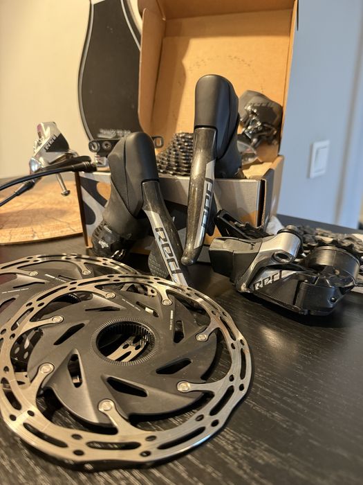 Pełna, kompletna grupa sram red axs d1.