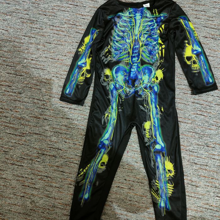 Strój przebranie szkielet. Halloween.