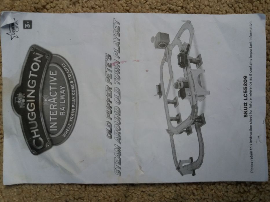 Stacyjkowo Chuggington zestaw kolejki