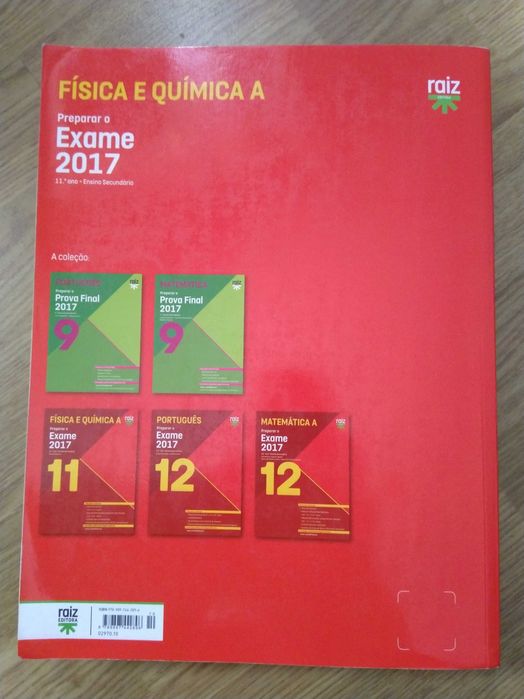 Preparar o Exame 2017: Física e Química A - 11º ano
