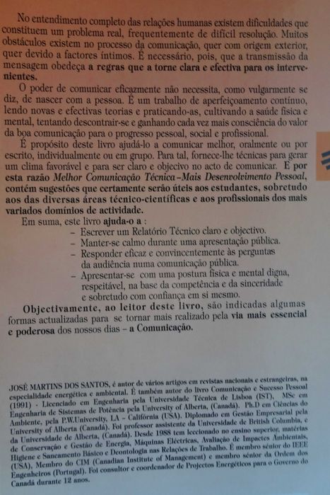 Melhor Comunicação Técnica Mais Desenvolvimento Pessoal