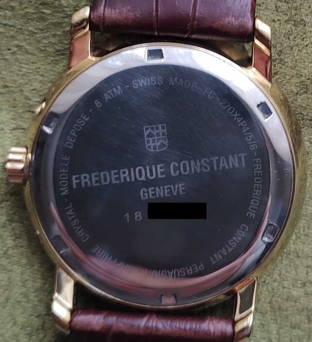 Наручний годинник Швейцарские часы наручные Frederique Constant