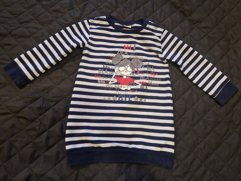 Dłuższa bluza tunika rozmiar 92