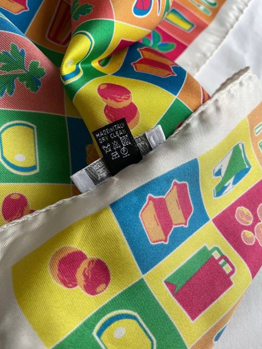 Велика квадратна шовкова хустка Calabrese 1924 Napoli, Італія, 85х85