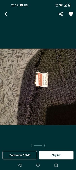 Czapka damska ciepła z wełną.